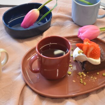 NUPPU Junior Plate Middle Redの画像