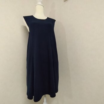 しっとりツートーンのフレアーチュニック。NPSF-366の画像