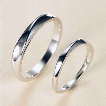 新作ペアリング【セット】 結婚指輪　S 925 シルバー　受注製作　リング　カップルのコピーの画像