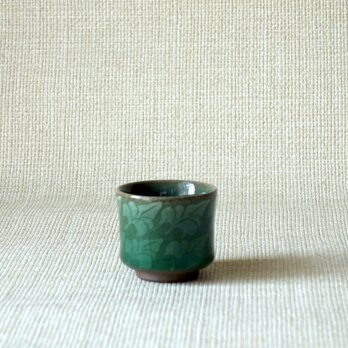酒器（青磁象嵌 葉紋）の画像