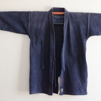 剣道着 木綿 リメイク素材 ハンドメイド 生地 フェード Kendo Jacket Japanese Fabric Cottonの画像