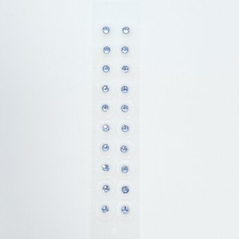【スワロフスキー正規品】耳つぼジュエリー20粒(ライトサファイア)の画像