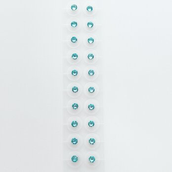 【スワロフスキー正規品】耳つぼジュエリー20粒(ライトターコイズ)の画像