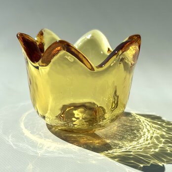 iittala Jorma Vennola Tulip イエロー Lサイズの画像