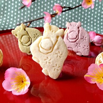 馬のクッキー型（獅子舞）　お菓子作り　製菓用　抜き型　型抜きクッキー型の画像
