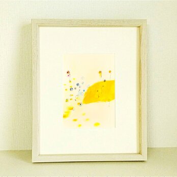 一点物｜原画「木漏れ日の午後」※木製額縁入り（インチサイズ）の画像