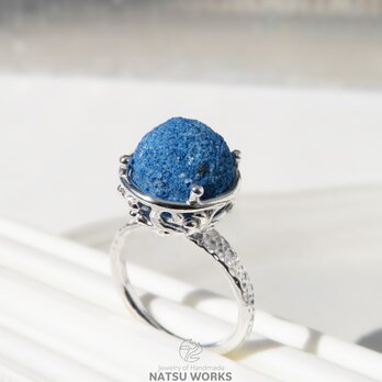 アズライト リング / Azurite ball Ring bの画像