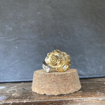 ハンドメイドリングno.2 シルバーアクセサリー　スプーンリング　手作り指輪の画像