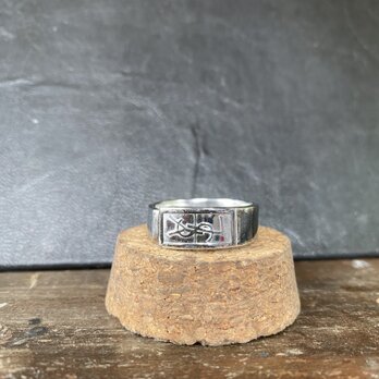 ハンドメイドリングno.3 シルバーアクセサリー　スプーンリング　手作り指輪の画像