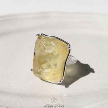 リビアングラス リング / Libyan Desert Glass Ring 2の画像