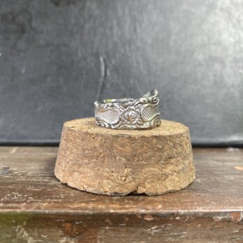 ハンドメイドリングno.6 シルバーアクセサリー　スプーンリング　手作り指輪の画像
