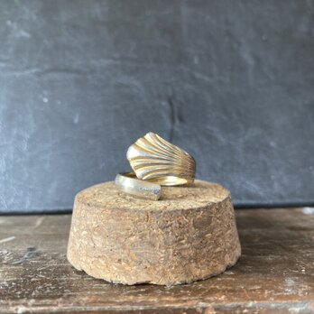 ハンドメイドリングno.9 シルバーアクセサリー　スプーンリング　手作り指輪の画像
