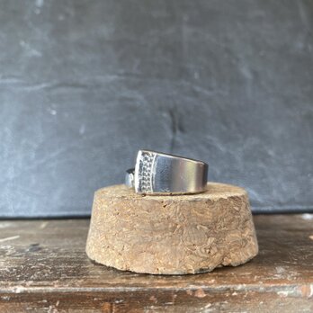 ハンドメイドリングno.26 シルバーアクセサリー　スプーンリング　手作り指輪の画像