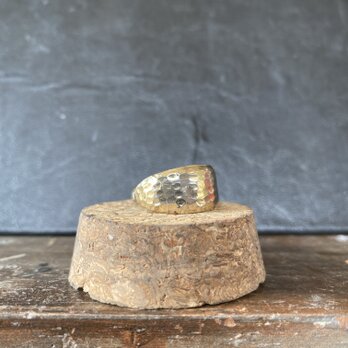 ハンドメイドリングno.27 シルバーアクセサリー　スプーンリング　手作り指輪の画像