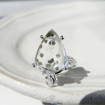 マーカサイトinクォーツ リング / Marcasite in Quartz Ringの画像