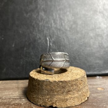 ハンドメイドリングno.40 シルバーアクセサリー　スプーンリング　手作り指輪の画像
