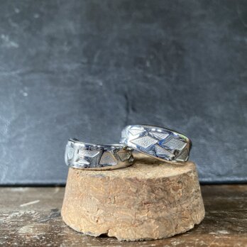 ハンドメイドリングno.58 シルバーアクセサリー　スプーンリング　手作り指輪の画像