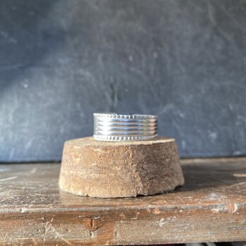 ハンドメイドリングno.69 シルバーアクセサリー　スプーンリング　手作り指輪の画像