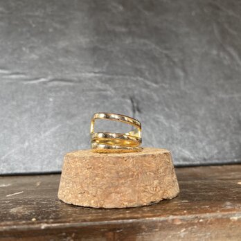 ハンドメイドリングno.74 シルバーアクセサリー　スプーンリング　手作り指輪の画像