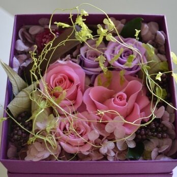 Flower Box (ピンク*パープル）の画像