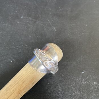 ハンドメイドリングno.86 シルバーアクセサリー　スプーンリング　手作り指輪の画像