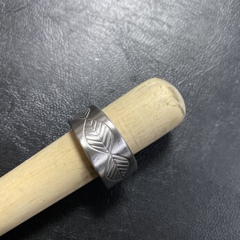 ハンドメイドリングno.94 シルバーアクセサリー　スプーンリング　手作り指輪の画像