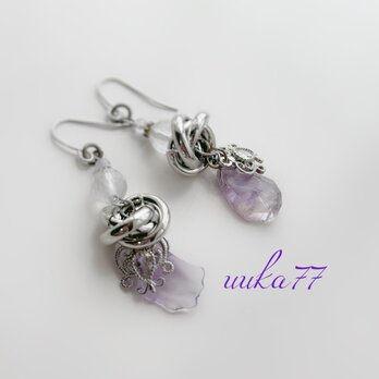 Ametorine＊アメジスト×シトリン　ミルキークォーツの画像