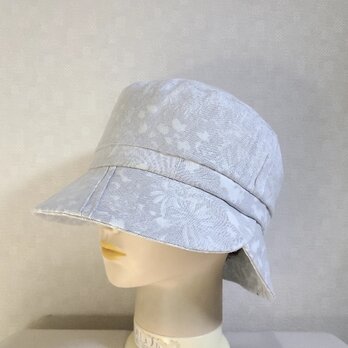 魅せる帽子☆【New Design!!】 ダブルブリムのリバーシブルクロッシュ～オフホワイトのコピーの画像