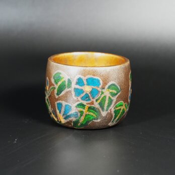 Makie Tea Bowl - Asagao　( 朝顔 )の画像