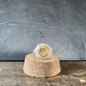 ハンドメイドリングno.106 シルバーアクセサリー　スプーンリング　手作り指輪の画像