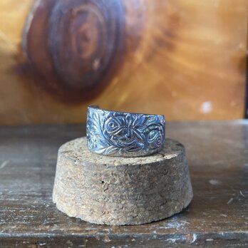 ハンドメイドリングno.109 シルバーアクセサリー　スプーンリング　手作り指輪の画像