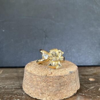 ハンドメイドリングno.110 シルバーアクセサリー　スプーンリング　手作り指輪の画像