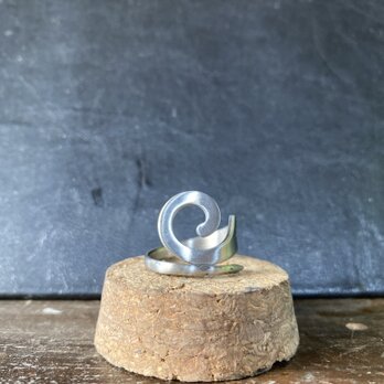 ハンドメイドリングno.119 シルバーアクセサリー　スプーンリング　手作り指輪の画像