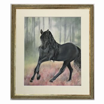 優々（パステル画　原画）　８号の画像