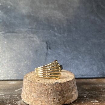 ハンドメイドリングno.123 シルバーアクセサリー　スプーンリング　手作り指輪の画像