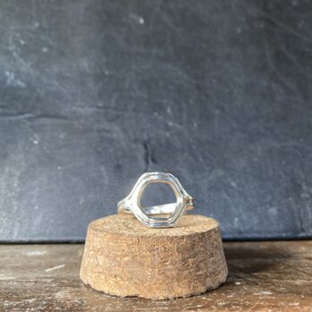 ハンドメイドリングno.125 シルバーアクセサリー　スプーンリング　手作り指輪の画像