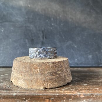 ハンドメイドリングno.129 シルバーアクセサリー　スプーンリング　手作り指輪の画像