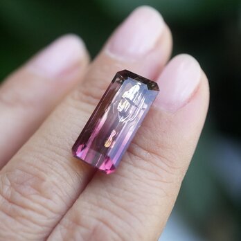 虹入り12.4ct ★バイカラートルマリン s1404の画像
