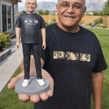 写真から作るオーダーメイドフィギュア｜そっくり似顔人形｜世界に一つのギフト｜父、祖父、父の日、誕生日、還暦祝いプレゼント