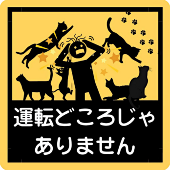 運転どころじゃありませんの画像