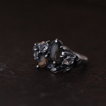 Wild Crystal & Sunstone Ringの画像