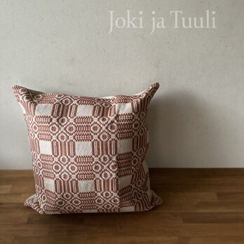cushion cover[手織りウールクッションカバー] レンガNo.2の画像