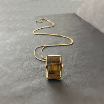 2way [タイガーアイ] ring & necklaceの画像