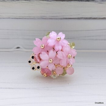 桜と蝶の帯留め（Ｇ）の画像