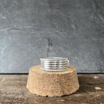 ハンドメイドリングno.134 シルバーアクセサリー　スプーンリング　手作り指輪の画像