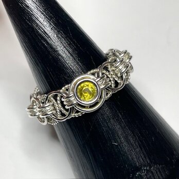 R様♪御予約作品『 Circle of light ( SS-bisa/type-yg25’ ) 』Ring by SV925の画像
