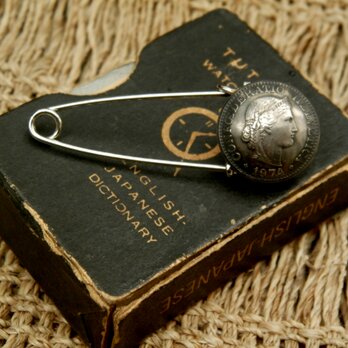 ＃B24　Switzerland Coin Broochの画像