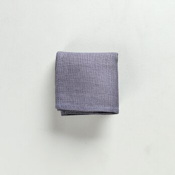 日用品店（布）リネンのハンカチ  30cm×30cm 【 グレー 】use at home（Ｓ）の画像