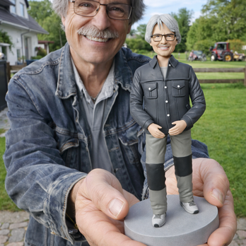 写真から作るオーダーメイドフィギュア｜そっくり似顔人形｜世界に一つのギフト｜父、祖父、父の日、誕生日、還暦祝いプレゼント