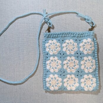 【母の日限定特別価格】5月11日まで✳花模様の2wayポシェット✳大きめの画像
